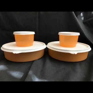 Tupperware Wonder Bowls and Snack Cups Set of 4